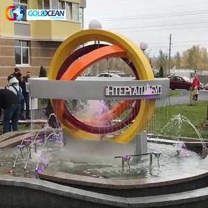 Sculpture musicale dansante en acier inoxydable de haute qualité, diamètre 5m, pour projet en Ukraine - Product Image 2