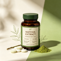 Comprimés de matcha aux enzymes naturelles de fruits et légumes, OEM ODM, marque privée, logo personnalisé, approvisionnement, soutien antioxydant haute puissance