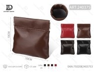 Steel Coin Purse Mini <b>Compact</b> Zipper Closure Unisex Minimalist <b>Wallet</b> - Product Image 1