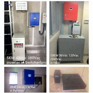 อินเวอร์เตอร์คลื่นไซน์บริสุทธิ์ 30kw 50kw เฟสเดียว สำหรับใช้งานนอกระบบ  50 Hz สำหรับอุตสาหกรรม - Product Image 2