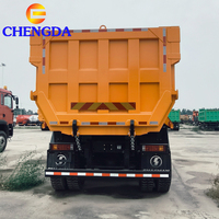 Camion benne d'occasion à prix abordable, remis à neuf et efficace, Shacman X5000 8x4, camion benne poids lourd pour l'exploitation minière