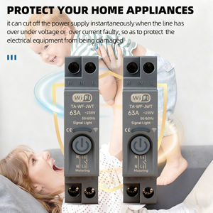 Disjuntores Miniatura Controlados por TUYA/SmartLife 63A 1P+N Interruptor Inteligente WiFi MCB com Medidor de Energia, Monitoramento de kWh e Relé Temporizador - Product Image 5