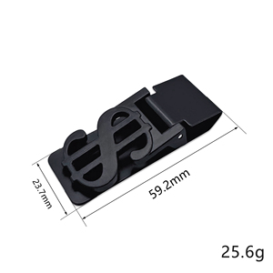 不锈钢钱夹钱包时尚钱夹钱夹钱包 - Product Image 2