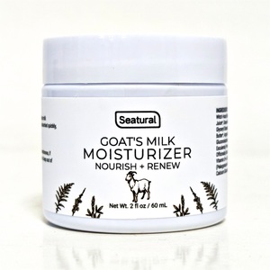Crème hydratante pour le visage au <span class=keywords><strong>lait</strong></span> <span class=keywords><strong>de</strong></span> <span class=keywords><strong>chèvre</strong></span> naturel personnalisée, crème nourrissante pour le visage, lotion pour peaux sèches et sensibles - Product Image 4