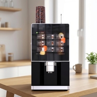 Machine à café commerciale LE307A, du grain à la tasse, avec support du protocole MDB et machine à glaçons intégrée