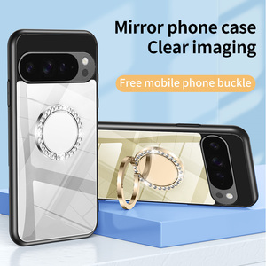 Étui acrylique de support d'anneau de miroir de maquillage de luxe pour Google <span class=keywords><strong>Pixel</strong></span> 10 9 Pro XL 10 9 8 7 6 5 Pro 3 4 XL 8a 7a 5a <span class=keywords><strong>4a</strong></span> 6a 3a - Product Image 3