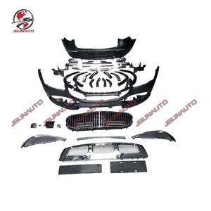<span class=keywords><strong>2022</strong></span> Benz <span class=keywords><strong>GLS</strong></span> 400 de 450 de 580 X167 actualizar a GLS600 MYB estilo Kit de cuerpo con parachoques trasero parrilla pasos laterales - Product Image 6