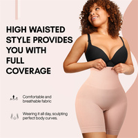 Nuevo Diseño Leggings Moldeadores de Cintura Alta y Levanta Glúteos Faja Pantalón de Control Tallas Grandes Ropa Interior Moldeadora con Relleno en la Cadera