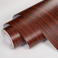Vinilo Adhesivo con Efecto Madera Brillante para Muebles, con Tecnología Air Release y Sin Burbujas, para Escritorios de Oficina, Renovación de Interiores de Autocaravanas, Envío Rápido
