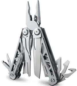 Multitool, 17-में-1 Multitools सरौता नायलॉन म्यान के साथ, पेशेवर बहु-उपकरण अस्तित्व के लिए, डेरा डाले हुए और शिकार