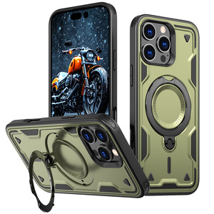 Coque de téléphone robuste magnétique antichoc avec béquille rotative <span class=keywords><strong>pour</strong></span> <span class=keywords><strong>iPhone</strong></span> 15 16 Pro 17 Pro Max – Vente en gros - Product Image 1