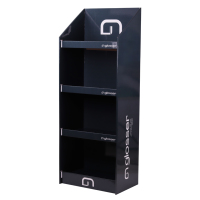 Exhibidor de Cartón Impreso Personalizado, Ecológico y Moderno, Soporte de Papel Plegable y Portátil para Publicidad, Caja Giratoria para Venta al Por Mayor