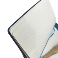 Carnet en cuir PVC personnalisé avec impression promotionnelle, couverture en tissu PP, reliure agrafée, spirale, format A4, organiseur/agenda
