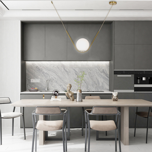 Plafonnier suspendu <span class=keywords><strong>en</strong></span> forme de <span class=keywords><strong>boule</strong></span> de <span class=keywords><strong>verre</strong></span> au design minimaliste Post-moderne, luminaire décoratif d'intérieur, idéal pour un Restaurant - Product Image 6