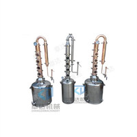 Appareil de distillation domestique pour whisky, 200 l, tête d'oignon, en cuivre