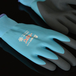 Gants de pêche doublés de polaire épais, isolés, imperméables, rembourrés en coton, unisexes, équipement d'hiver pour l'extérieur, pour la pêche - Product Image 4