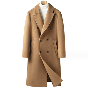 <span class=keywords><strong>Manteau</strong></span> long en <span class=keywords><strong>laine</strong></span> pour <span class=keywords><strong>homme</strong></span>, double boutonnage, au-dessus du genou, épais, pour l'automne <span class=keywords><strong>et</strong></span> l'hiver - Product Image 2