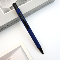 Stylo bille de luxe en métal avec pointe tactile, finition mate colorée, pour tablette iPad et écran tactile