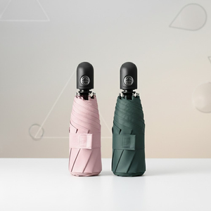 <span class=keywords><strong>Parapluie</strong></span> pliable durable 5 volets, vert, mini, portable, SPF 50+, imperméable, impression personnalisée, double <span class=keywords><strong>action</strong></span> automatique pour l'extérieur - Product Image 1