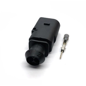 Connecteur de câblage automobile étanche à 2 broches, plastique noir IP20, mâle et femelle, pour voiture - Product Image 2