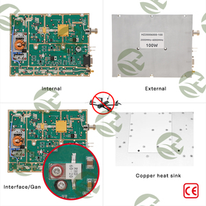 100W 2GHz-<span class=keywords><strong>6GHz</strong></span> 초광대역 GaN 아키텍처 구리 히트 싱크 포함 방위 시스템용 2000-6000MHz 신호 억제 모듈 - Product Image 2