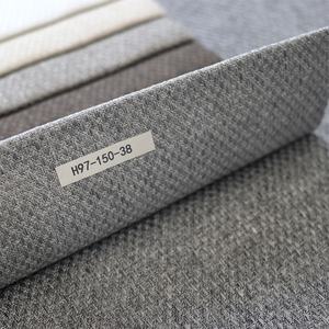 Vải trang trí giả lanh không dệt, chất liệu cotton, mặt sau giả vải lanh, mã H97-140, dùng cho đồ trải giường, ghế sofa, gối. - Product Image 3