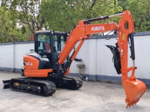 5Ton Kubota U55 Mini <b>Excavator</b> Used Hydraulic Crawler Digger Japan Original Mini Tracked Digger Small <b>Excavator</b> for Sale - Product Image 1