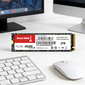 Great Wall GW3300 NVMe M.2 2280 PCIe Gen3 SSD 128GB-2TB 3D NAND TLC 최대 3300MB/s 읽기 속도 데스크탑/노트북용 내장형 - Product Image 1