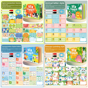 Tarjetas de Entrenamiento de Control del Lápiz Borrables con el <span class=keywords><strong>Alfabeto</strong></span>, el Océano y los Números para la Educación Temprana Montessori, Libro de Educación Temprana - Product Image 5