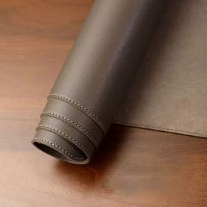 Wholesale Custom Logo Anti slip Pu Leather Laptop Mouse Mat Promo Business Gift Office <b>Desktop</b> Computer Protector Desk Mat Pad - Product Image 4