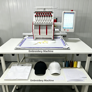 Intelligent Two Head <b>Computer</b> Embroidery Machine With Flexible Mobile Design for <b>Small</b> Processing Factories Mass Embroidery - Product Image 3