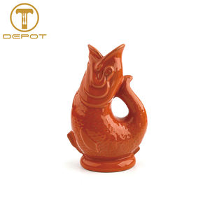 Taza <span class=keywords><strong>Tiki</strong></span> tallada personalizada con forma de pez, jarrón de cerámica para glúteos, jarra, Taza de cerámica - Product Image 4