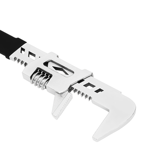 Llave Tipo F Multifuncional, Llave Ajustable de Ángulo Recto, Llave de Boca Ancha con Mordaza Dentada para Uso Industrial - Product Image 3