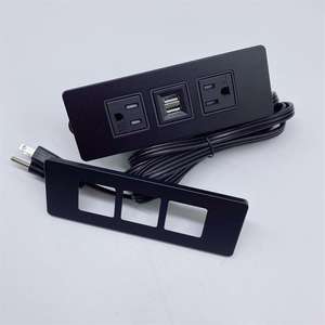 Multiprises de rallonge pour meubles, à installer sous le bureau, avec prises américaines, pour meubles - Product Image 4