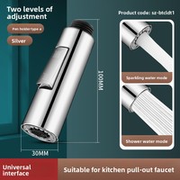 Robinet de cuisine extractible pour évier, douchette télescopique anti-éclaboussures, design moderne et simple, 10 accessoires de pression