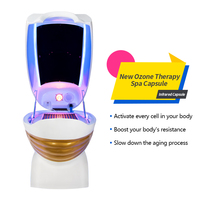 Capsule de sauna à ozone commerciale - Acier inoxydable, sûre, portable, blanchiment du corps entier, anti-âge, haute qualité, salon de beauté
