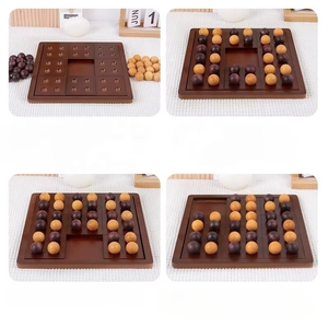 Ensemble de cuisine <span class=keywords><strong>en</strong></span> <span class=keywords><strong>bois</strong></span> de simulation, écologique, <span class=keywords><strong>jeu</strong></span> de stratégie éducatif pour 2 joueurs, pour développer l'intelligence, coloré - Product Image 4