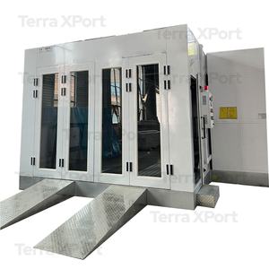 Cabina de pintura totalmente Dron, cabina de pintura de coche con calefacción eléctrica, sala de pintura de coche con puerta de vidrio - Product Image 1