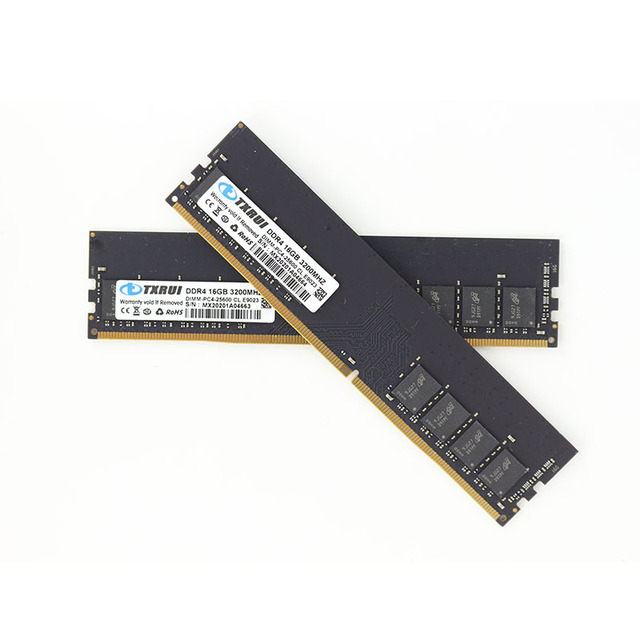 Hot Sale Gaming RGB LED DDR4 3200mhz 8GB 16GB DDR4 PC Desktop 3200 Memoria Rams With Heatsink
