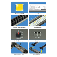 Prix d'usine pas cher 6bars 480w Bars 320w Pcb Commercial Plants Full Spectrum Led Grow Light Blue Red
