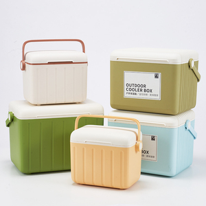 Glacière portable en plastique 6L 13L 18L pour camping, pique-nique, barbecue, voyages, événements sportifs, canettes de bière, logo personnalisé - Product Image 6
