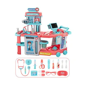 Spielzeug Kinder Pretend Play Doctor Set Baby Stem Spielzeug 17pcs Medical Children Doctor Toy Set