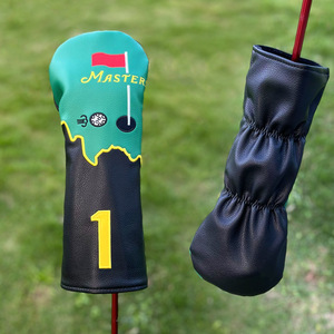 Housse de club de golf personnalisée en polyuréthane vert brodé avec motif drapeau <span class=keywords><strong>Masters</strong></span>, protection directe usine pour tête de driver - Product Image 2