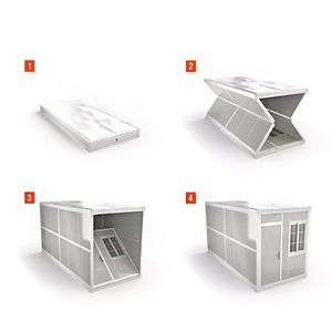 <span class=keywords><strong>Caseta</strong></span> <span class=keywords><strong>de</strong></span> Trabajo Plegable para Exteriores - Proporciona Aislamiento y Calor - Dormitorio para Empleados - Resistente al Viento y la Lluvia - Product Image 5