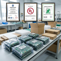Servicio de Prototipado Rápido de Alta Precisión, Servicio de PCBA Llave en Mano, Ensamblaje de PCB Multicapa Personalizado, Marca Lierxin, Origen China, ISO 9001, RoHS