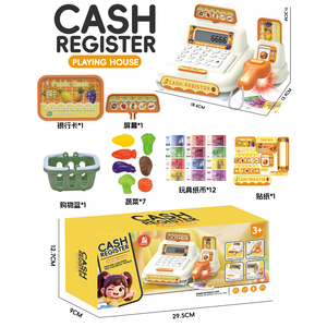 Jeu <span class=keywords><strong>de</strong></span> simulation <span class=keywords><strong>de</strong></span> caisse enregistreuse miniature en plastique pour enfants, ensemble <span class=keywords><strong>de</strong></span> courses <span class=keywords><strong>de</strong></span> <span class=keywords><strong>légumes</strong></span> et <span class=keywords><strong>de</strong></span> fruits, <span class=keywords><strong>jouet</strong></span> éducatif pour filles et garçons en bas âge - Product Image 5