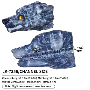 Shadow Wolf Fantasy Wolf - Masturbador Masculino de Silicona, Diseño de Canal Único, Silicona Premium con Textura Realista, Producto Novedoso para Adultos - Product Image 5