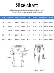 Ensemble de Blouse et Pantalon d'Infirmière Personnalisé Noir, Rose et Gris, Confortable, Respirant et Extensible, pour Vente en Gros - Product Image 6