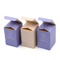 Boîtes cosmétiques carrées de luxe en matériaux recyclés biodégradables, design délicat, imprimées en deux couleurs, gaufrées, pour bougies