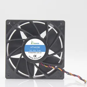 New and original Delta PFC1412HE 140mm fan 4Pin 14038 7500RPM 12v 9a 140*140*38mm 14cm high speed cooling fans PFC1412HE-00